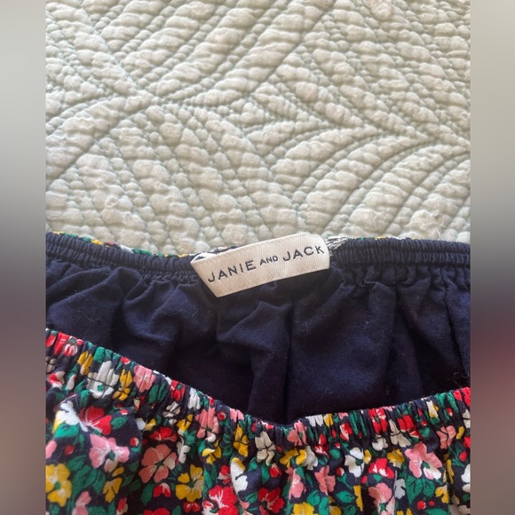 Janie and Jack Navy Blue Floral Sundress 100% cotton - Picture 3 of 9